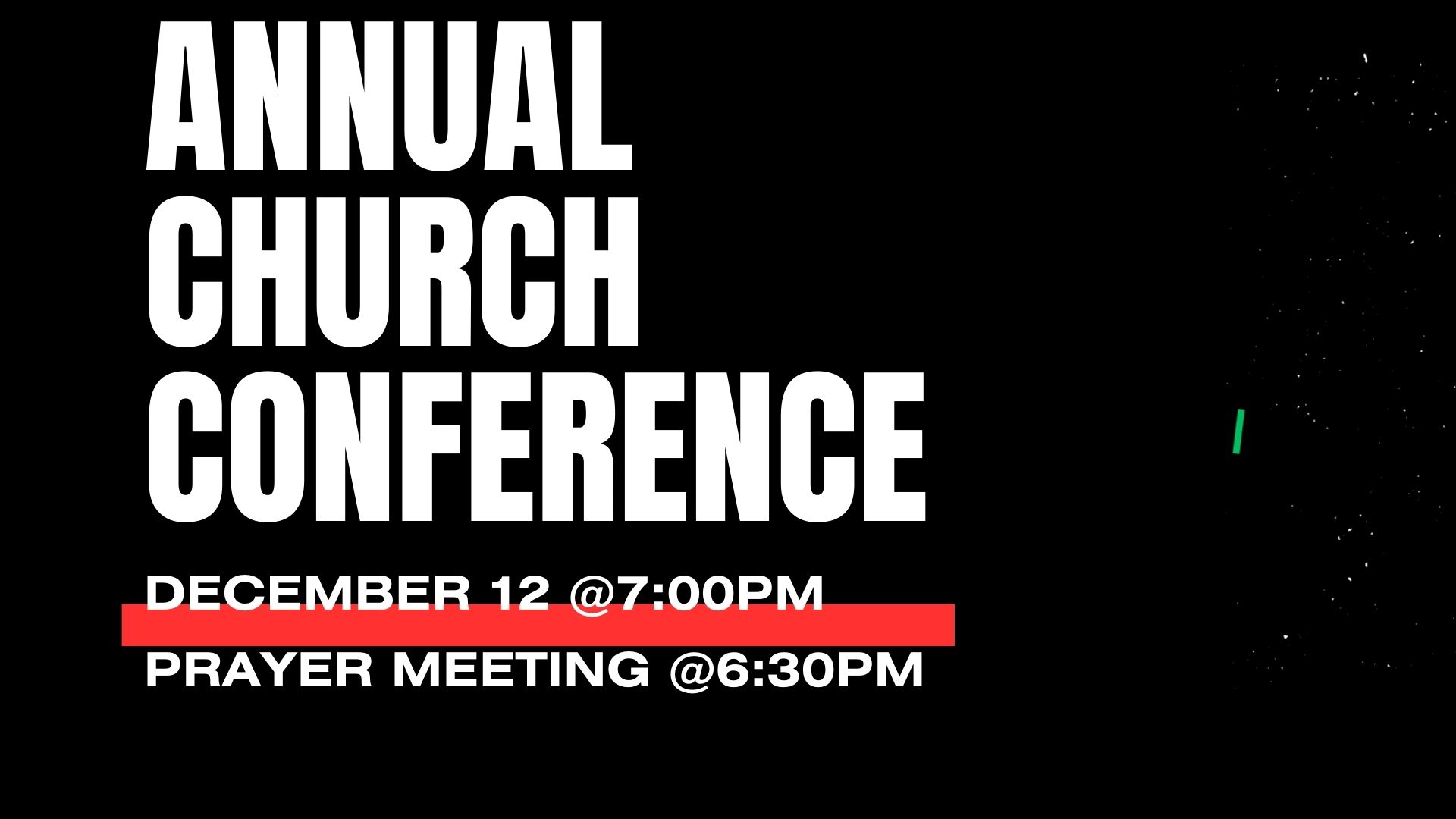 Annual Church Conference