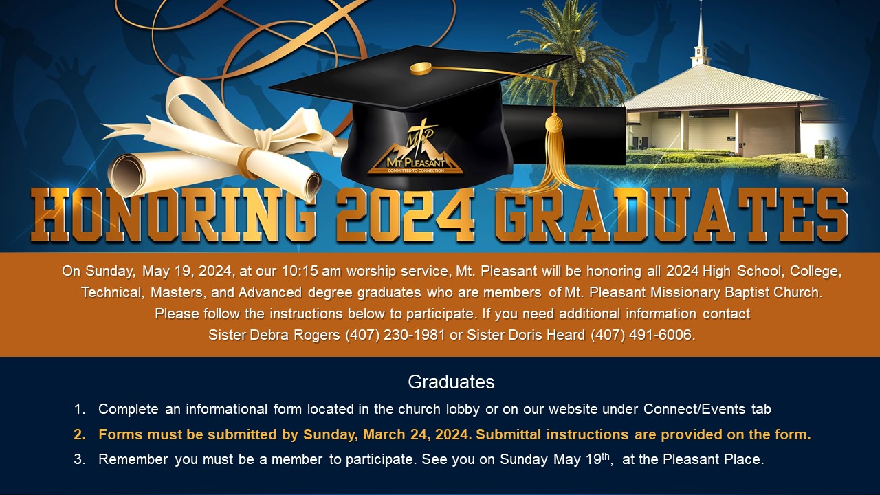 Honoring 2024 Graduates